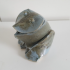 Vintage frog statue 